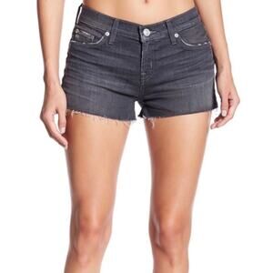 Hudson Shorts Womens Size 28 Gray Kenzie Cut Off Frayed Denim Cotton Summer